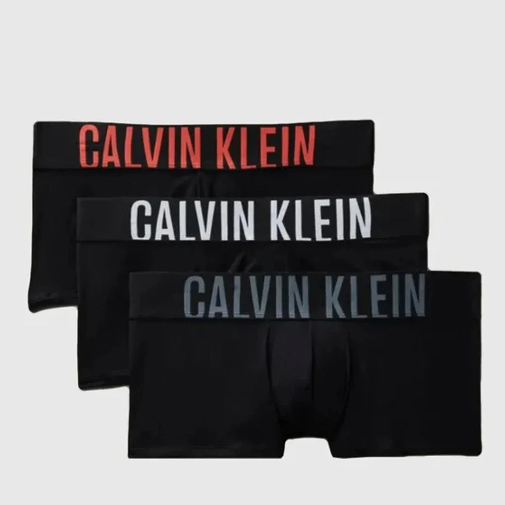 Calvin Klein Intense Power Underwear Mens S Multi Low Rise Trunks 3-Pack JAX2134
